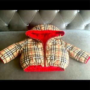 Burberry reversible Toddler puffer jacket